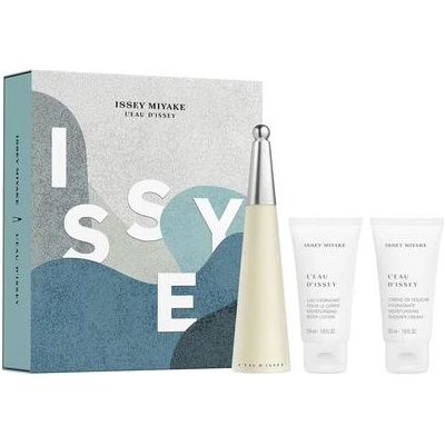 Issey Miyake L'Eau d'Issey Комплект за жени: Тоалетна вода 50 мл + Хидратиращ лосион за тяло 50 мл + Душ гел 50 мл