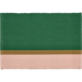 Södahl Подложка за чинии Impression 33 x 48 см зелено-розова (33586)