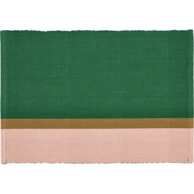 Södahl Подложка за чинии Impression 33 x 48 см зелено-розова (33586)