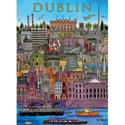 GIBSONS Pohľad na Dublin 500 dielov