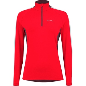 Löffler Дамски поларен пуловер Löffler Women's Midlayer Racing Transtex Fleece jumper - Red - размер 42 (EU) (105-7708-0114)