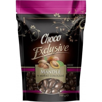 Choco Exclusive mandle v hořké čokoládě, 700 g