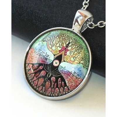 Fashion Jewerly Řetízek Amulet Strom života, Propojení, Rodina, Předci 2073
