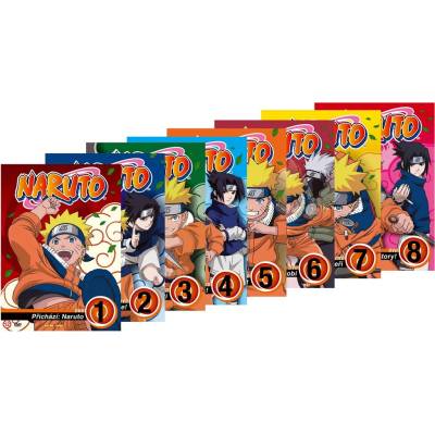 Intersonic Naruto - kolekce 1. -8. díl - 7DVD (002850)