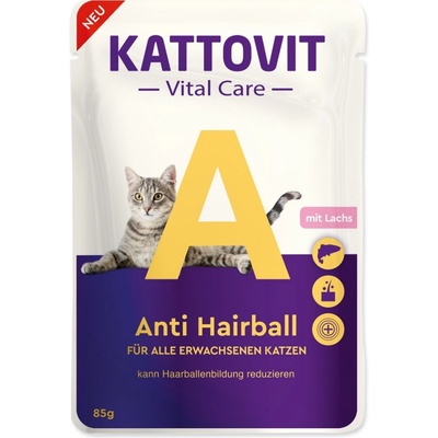 Kattovit Vital Care Anti Hairball losos 85 g