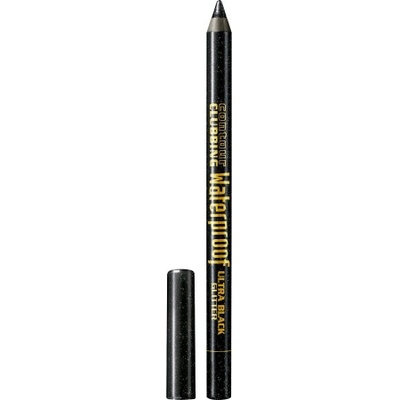 BOURJOIS Paris Contour Clubbing ceruzka na oči vodeodolná 55 Ultra Black Glitter 1,2 g