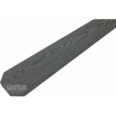 WPC dřevoplastové plotovky tříhranné LamboDeck 13x90x900 - Stone Grey