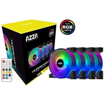 Image 1 of AZZA Hurricane II RGB 120mm (4-Pack) (FNAZ-12DRGB2-241)