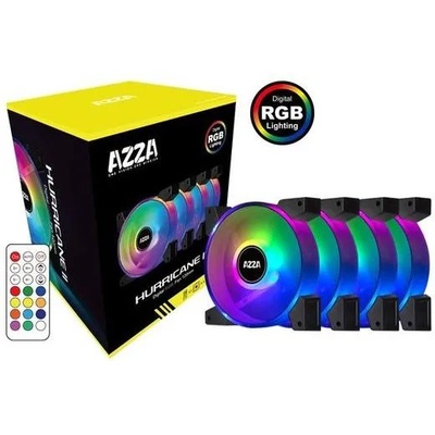 AZZA Hurricane II RGB 120mm (4-Pack) (FNAZ-12DRGB2-241)