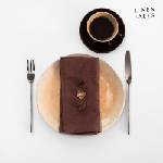 Linen Tales Ленени салфетки в комплект 2 бр. 40x40 cm Chocolate - Linen Tales (LT-NS-40x40-CHO)