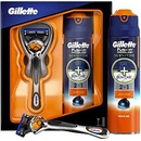 Gillette Fusion ProGlide Flexball holicí strojek + Sensitive gel na holení 170 ml dárková sada