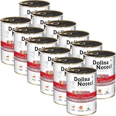 Dolina Noteci Долина Нотеци Премиум Юниор Богат на Телешки Сърца 12 x 400 г
