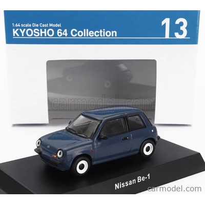 Kyosho Nissan Be-1 1987 modrá 1:64