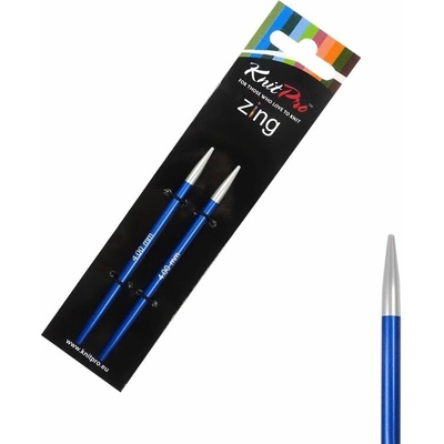 KnitPro Zing vymeniteľné ihlice krátke 10 cm 4 mm