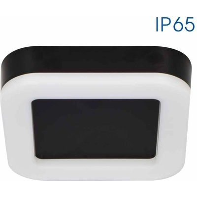 VIVALUX LED плафониера DOLCE/SQ 15W - черен, 4000K, IP65 | Влагозащитена LED плафониера Vivalux (VIV004750)