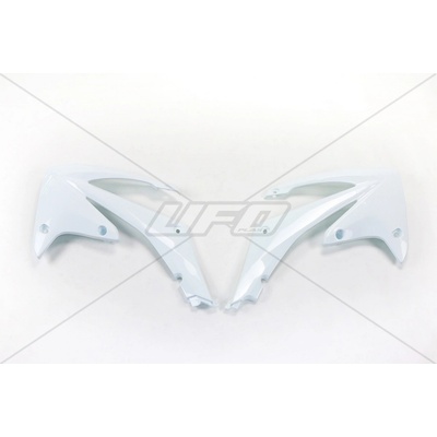 UFO kryty chladiče HONDA CRF 450R 09-12, CRF 250R 10-13 barva bílá