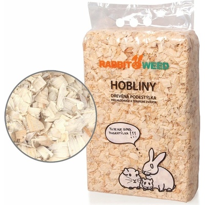 RabWeed Hobliny podstielka lis. hrubá TOP 30 l 0,6 kg