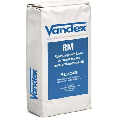 VANDEX RM Sanační omítka pro vlhké vnitřní i vnější stěny 25kg