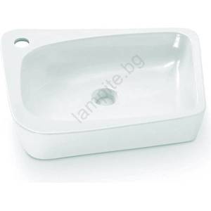 Bathco 4001 - Мивка за плот ARAGON 50x40, 5 см порцелан/бяла (BO0026)