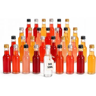 Sklenená fľaša Bimberek 50 ml bezfarebná 50 ks