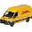 Goki Метална количка Goki - Mercedes Benz Sprinter DHL, асортимент (12306)