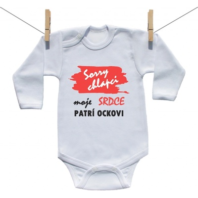 Body s dlhým rukávom Sorry chlapci moje srdce patrí ockovi