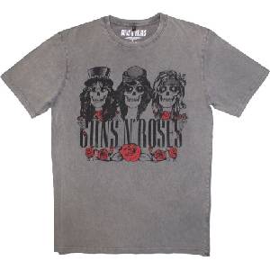 Guns N' Roses Hell Group Stone Wash Grey 2XL Риза (GNRSTNW156MG05)