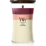 WoodWick Trilogy Lush Nectar ароматна свещ с дървен фитил 610 гр