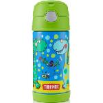 Thermos FUNtainer Термос бутилка със сламка, динозаври, 355 мл (12001K)