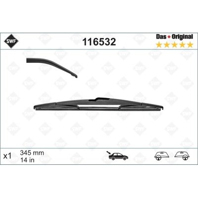 SWF Das Rear 345 mm 116532