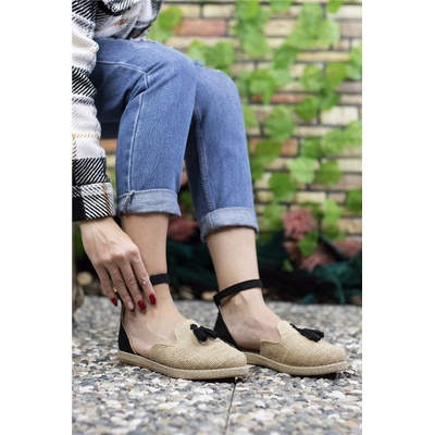 Riccon Дамски ежедневни обувки 0012ys04 - Черни с Бежов #325687 (325687_Черно)