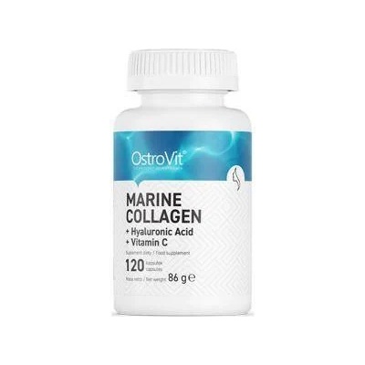 Ostrovit pharma Marine Collagen + Hyaluronic Acid and Vitamin C, 120 капсули, 5429