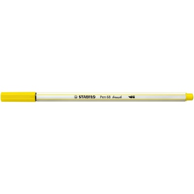 Stabilo Pen 68 brush citrónovožltý