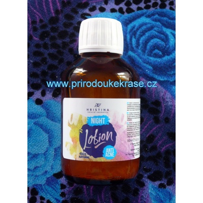 Hristina přírodní noční anti akné pleťové mléko 150 ml