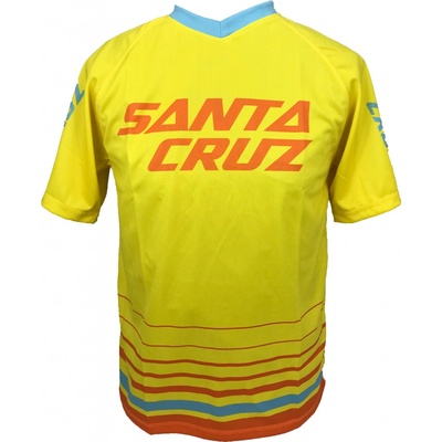 SANTA CRUZ STRIPED TRAIL JERSEY yellow