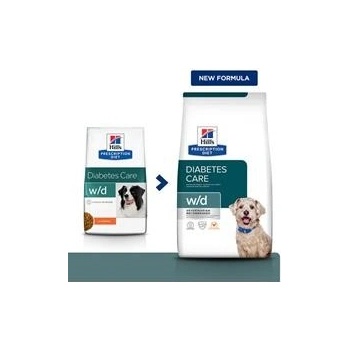 Hill's Prescription Diet W/D Udržanie hmotnosti a starostlivosti pri cukrovke pre psov 1,5 kg