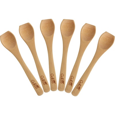 Bambusové lyžička GoEco® 12 cm - 6 ks