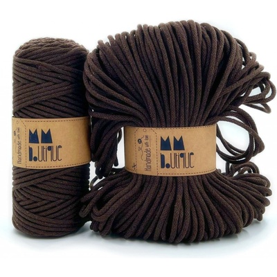 MMboutique bavlněná šňůra 4mm Chocolate Varianta návinu: Rolka