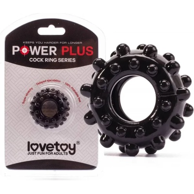 Пенис пръстен за истинска мощ №3 - Power Plus Cockring 3 Black (LVTOY00121)