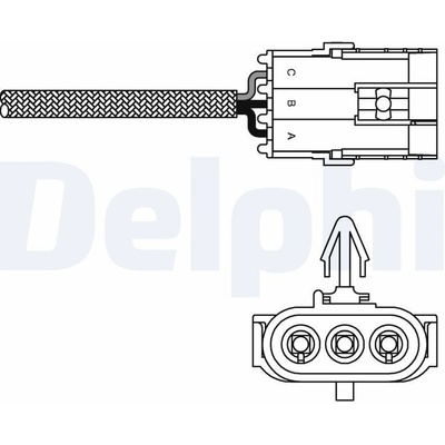 Lambda sonda DELPHI ES10992-12B1 ES10992-12B1
