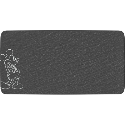 Villeroy & Boch - servírovací tanier 35 x 18 cm - Manufacture Rock Mickey Mouse