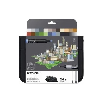 Image 1 of Winsor & Newton Маркер Promarker Architect Tones 24 цвята