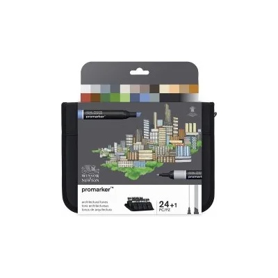 Winsor & Newton Маркер Promarker Architect Tones 24 цвята