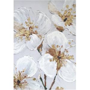 Styler Картина с ръчно изрисувани елементи 70x100 cm Petal Glow - Styler (CA-18713)