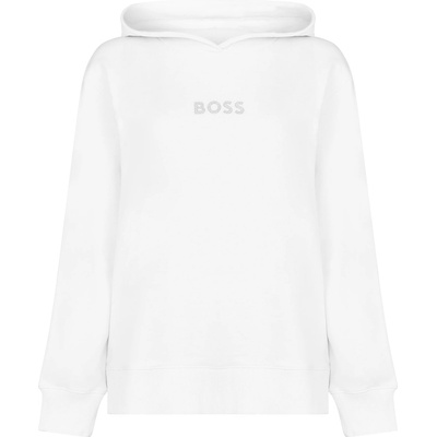 HUGO BOSS Суичър Boss Women's Edelight Hoodie Clean Lines Minimalist Design - White 100