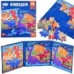 Jokomisiada Magnetic puzzle book Dinosaurs 40 elements ZA4268