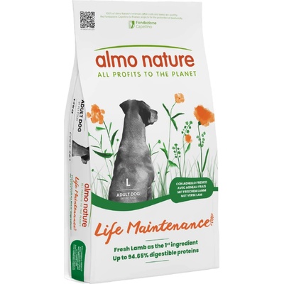 Almo Nature Life Maintenance Adult Large Lamb & Rice 2 x 12 kg