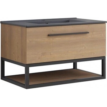 InterCeramic Шкаф за баня icp 8050-039 СИМОН - 1 чекмедже с порцеланов умивалник (icp 8050-039 СИМОН)