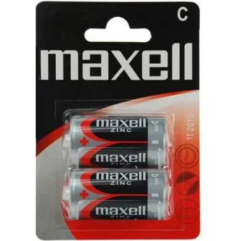 Maxell Цинк Манганова батерия maxell r14 /2 бр. в опаковка/ 1, 5v (ml-bm-r14-blist)