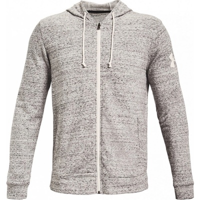 Under Armour mikina Rival Terry Full zip sivá / Biela